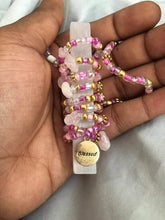 Load image into Gallery viewer, Rose Quartz Waist Beads